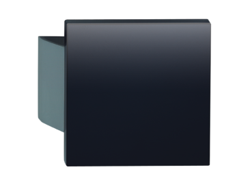 KWS 8210 Türgriff 150 x 150 x 18 mm, Farbe Schwarz, glatt